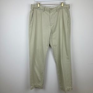 Vintage Polo Ralph Lauren Mens Preston Chinos Pants Straight Leg Waist 36 Beige.